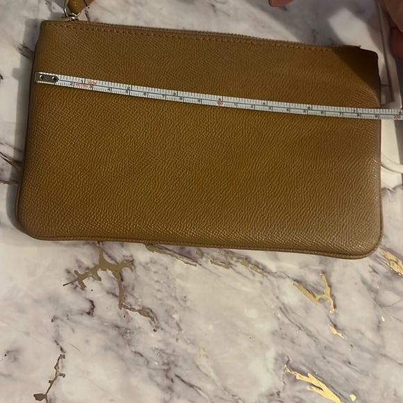 NWT Tan Coach Wristlet, large enough for my iPhone 8”x5” - Picture 3 of 4